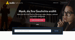 Desktop Screenshot of de.audionetwork.com